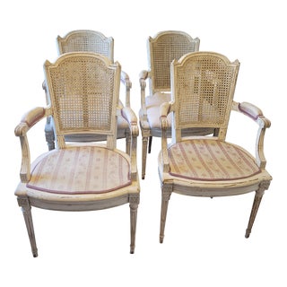 Late 19th Century French Salon Chairs - Set of 4 For Sale