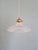 Art Deco Pendant Light in Clear Grooved Glass, 1930 For Sale - Image 10 of 10