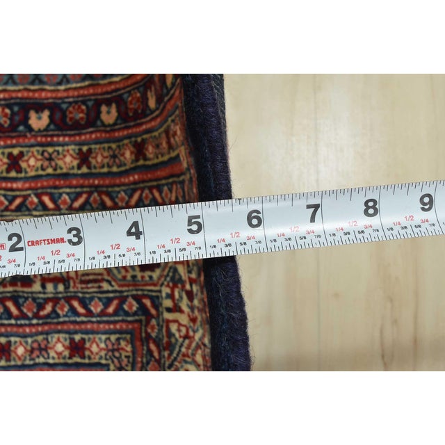 Mir Rug 10'6'' X 15'8'' Blue Wool Vintage Traditional Hand-Knotted Carpet For Sale - Image 13 of 15