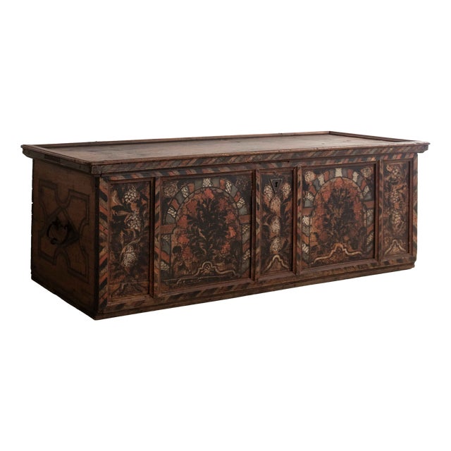 Antique Bavarian Chest, 1738 For Sale