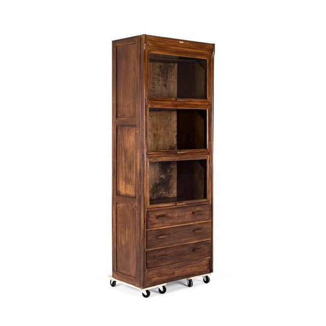 Tall Glazed Haberdashery Cabinet For Sale - Image 4 of 18