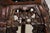 Stone Chinese Antique Hexagonal Carved Plant Stand With Inlaid Marble Top For Sale - Image 7 of 13