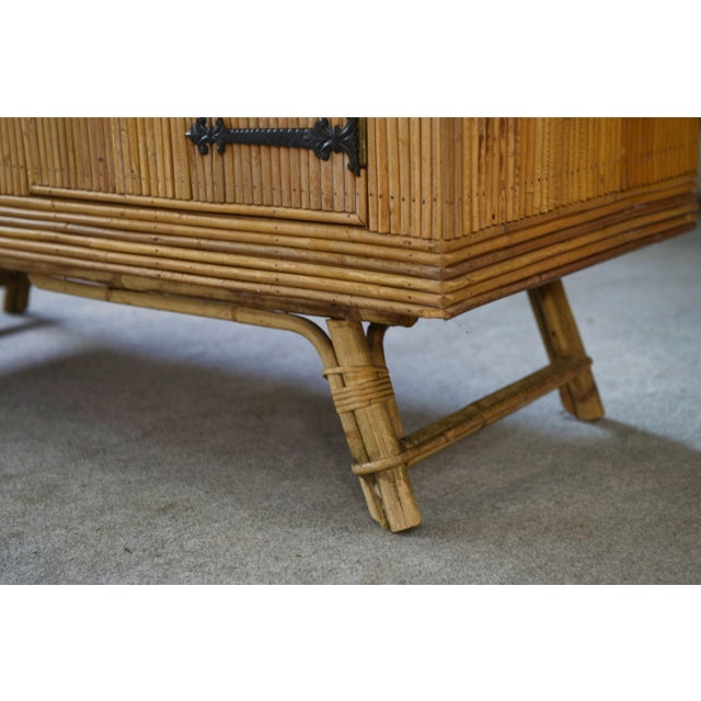 Vintage Rattan Sideboard, 1960s For Sale - Image 11 of 13