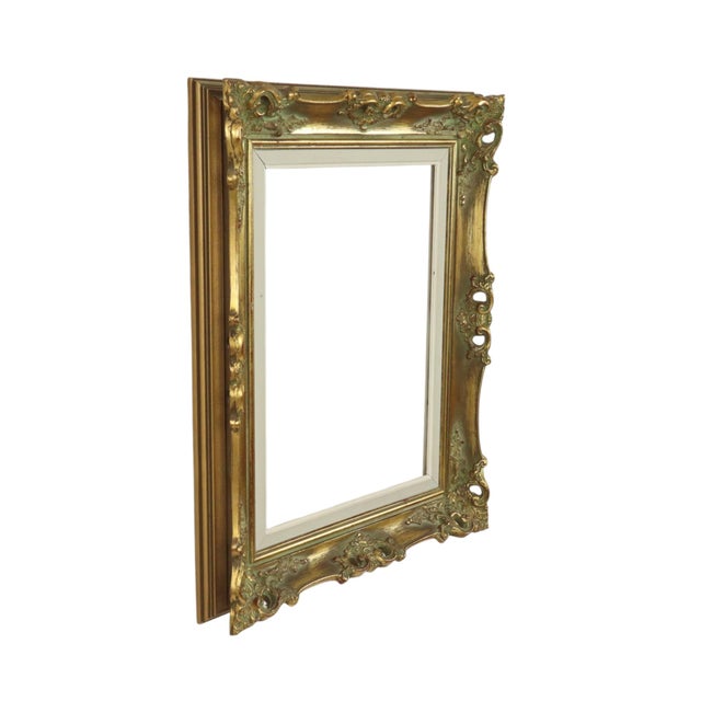 Baroque Baroque Style Gilt Wood and Plaster Frame For Sale - Image 3 of 17
