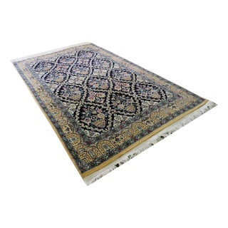Nain Rug in Hand-Knotted Wool and Silk For Sale