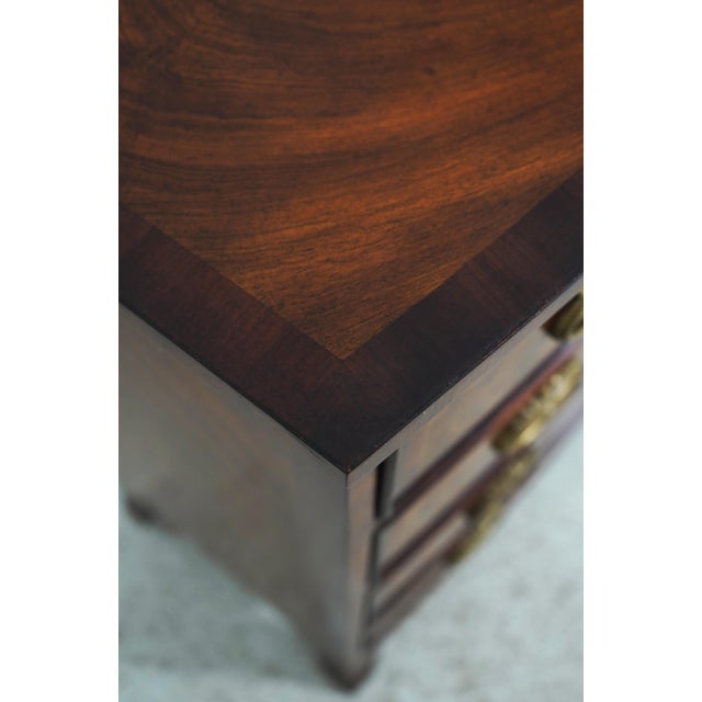 Brown Theodore Alexander Bow Front Mahogany Chest For Sale - Image 8 of 18