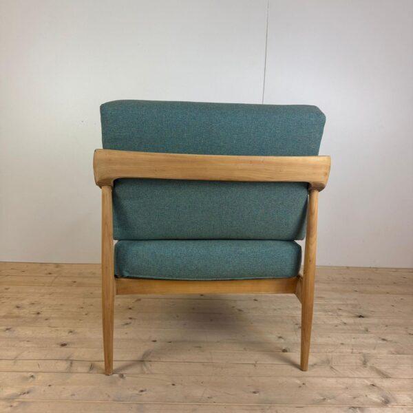 Vintage Danish Oak Lounge Chair, 1961 For Sale - Image 3 of 6