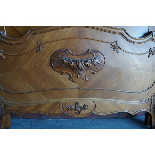 Rococo Antique French Rococo Full Bed For Sale - Image 3 of 4
