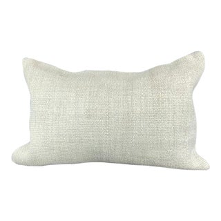 16 x 24 Hemp Pillow Turkish Cushion Natural White Pillow Cushion Cover For Sale