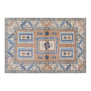 Vintage Turkish Anatolian Knotted Wool Rug, 3'4''x5'8'' For Sale