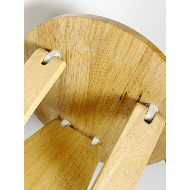 Wooden Stool from Roger Tallon, France, 1970 For Sale - Image 17 of 18
