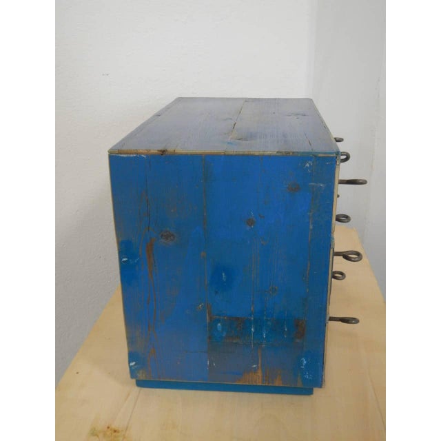 Workshop Chest of 9 Drawers, 1970s For Sale - Image 4 of 10