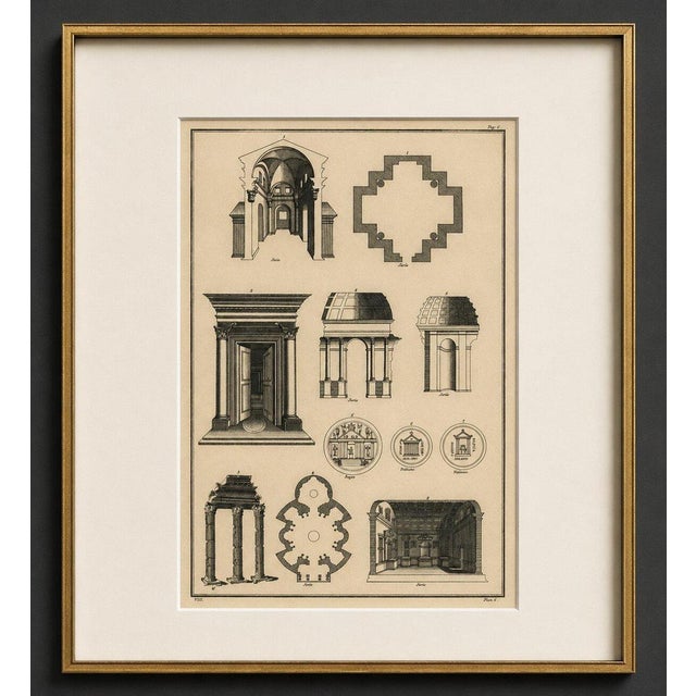 Black Serlio, Architectural Engraving, 1721, Paper Engraving For Sale - Image 8 of 9