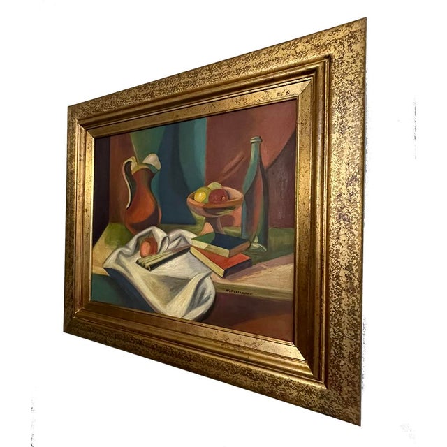 Nicolas Poliakoff, Still Life, 1935, Oil on Canvas, Framed, in Very Good conditions. Designed 1920 to 1949 I have official...