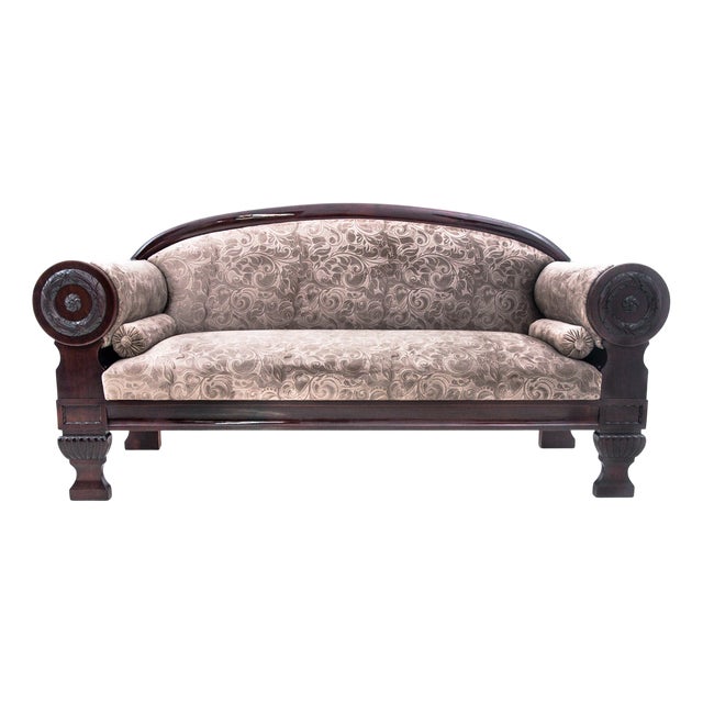 Antique Biedermeier Sofa, Northern Europe, 1840s For Sale