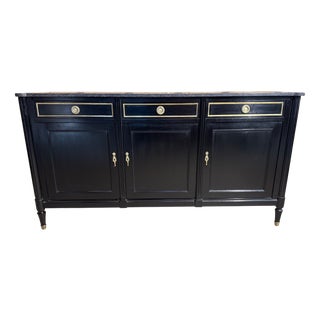 Louis XVI Ebonised Sideboard, 1920s For Sale