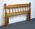 HIGH END VINTAGE Solid Hard Rock Maple Colonial Early American Queen Size Scroll Spindle Headboard Cannot identify...