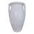 McCoy Tall Sand Dollar Vase in White For Sale