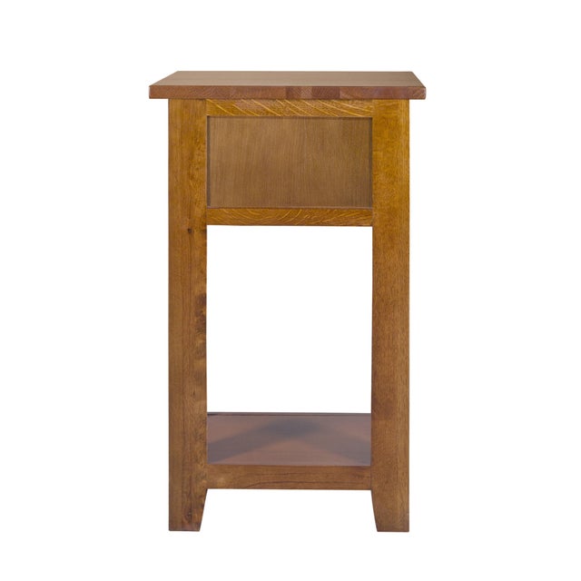 Mission 1-Drawer Nightstand – Michael's Cherry | Crafters & Weavers For Sale In Chicago - Image 6 of 8