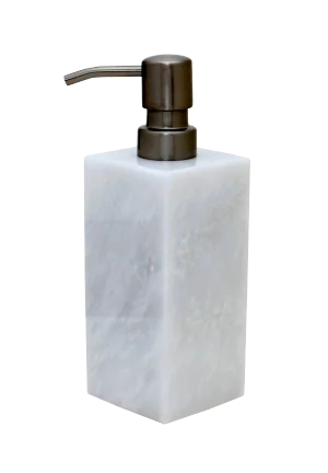 White Marble Soap Dispenser