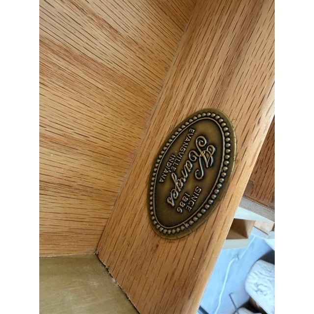 Vintage Karges French Provincial Louis XV-Style Eight-Drawer Dresser With Cabriole Legs & Ornate Brass Hardware For Sale - Image 14 of 17