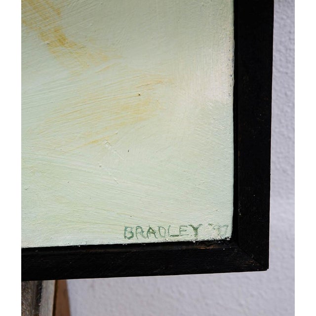 Mid Century Modern Painting Female Form Abstract Signed Large 35x51 Woman XL For Sale - Image 4 of 12