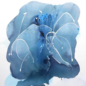"In the Zone" Contemporary Abstract Acrylic Painting by Clara Berta