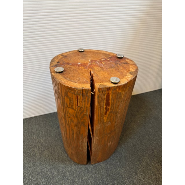 Organic Tree Stump Side Table/Stool For Sale - Image 11 of 12