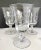 1940's Dolly Madison Rose Etched Crystal Glasses by Heisey - Set of 7 For Sale - Image 10 of 12