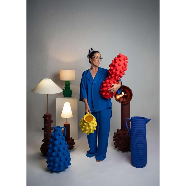 Not Yet Made - Made To Order Connection Sculptural Floor Lamp in Ceramic by Liliana Silva For Sale - Image 5 of 6