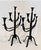 Make a grand statement with this impressive pair of monumental 5-arm candelabras. Crafted in the Brutalist style, these...