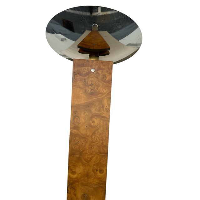 Art Deco 1970s Mid Century Modern Italian Floor Lamp For Sale - Image 3 of 4