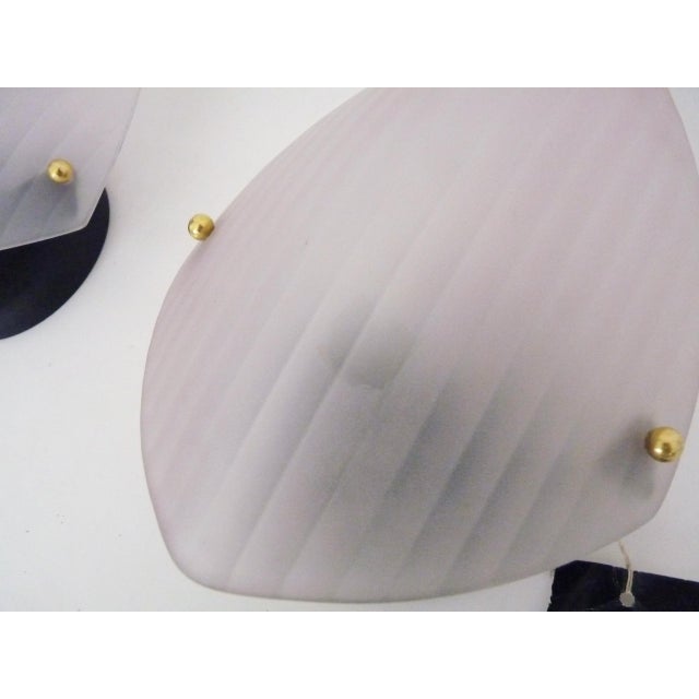 Black Vintage Italian Wall Lights by Renzo Batini, 1990s, Set of 2 For Sale - Image 8 of 10