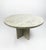 Vintage Round White Granite Coffee Table, 1970s For Sale - Image 4 of 8