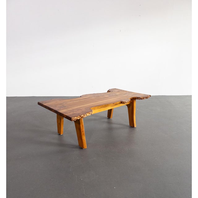 Sculptural Burl Wood Coffee Table by Söwe Konst, Sweden, 1970s For Sale - Image 9 of 13