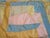 Textile Vintage 60's Satin Crazy Quilt 15 Blocks Hand Tied Long Twin Percale Back Guc For Sale - Image 7 of 11