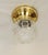19th Century Art Nouveau Ceiling Lamps in Brass and Glass, 1890s, Set of 2 For Sale - Image 5 of 10