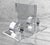1980s Vintage Postmodern Lucite Geometrical Library Bookends - A Pair For Sale - Image 5 of 7