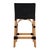 Serienna 24.5 in. Seat Height Rectangular Rattan Low Back Counter Stool, Black For Sale In Chicago - Image 6 of 8