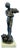 Large 20th Century Antimony Water Carrier Sculpture with Marble Base, Naples, Italy For Sale