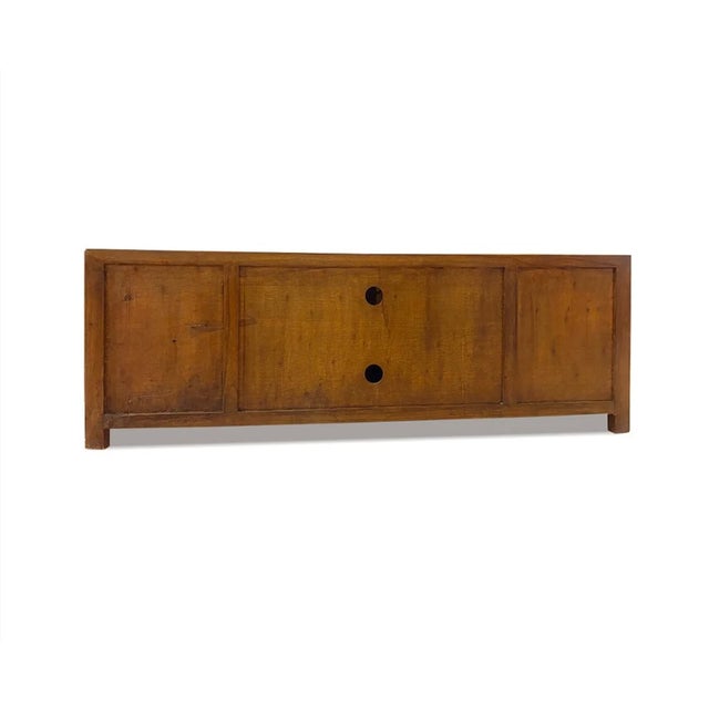 1980s 1980s Asian Modern West Lake Tv Cabinet-Red For Sale - Image 5 of 5