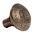 Late 19th Century 19th Century Antique American Ornamental Bronze Door Knob With Rosette For Sale - Image 5 of 9
