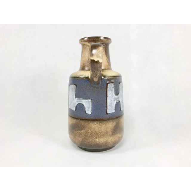 Ceramic vase made in West Germany, signed by the Scheuerich brand, from the 1960s. Preserved in very good condition. This...