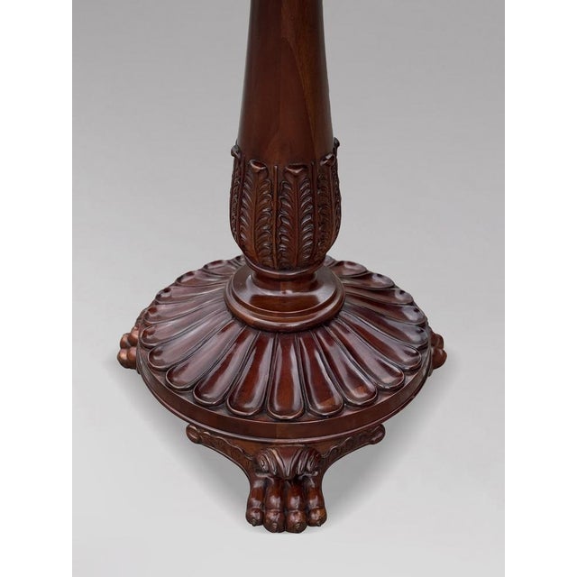 2010s Carved Walnut Tripod Table from Ralph Lauren, 2010 For Sale - Image 5 of 10