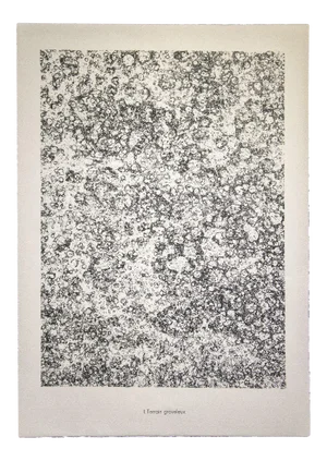 Jean Dubuffet - Land Gritty - from Soil, Land - Lithograph - 1959