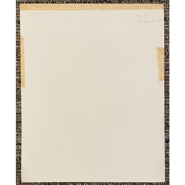 Traditional Charles Émile Jacque the Forge Etching For Sale - Image 3 of 3