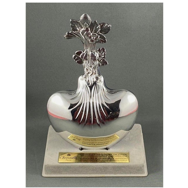 Exquisite Christofle Silverplated Wine Taster - Art Nouveau Masterpiece For Sale - Image 9 of 12