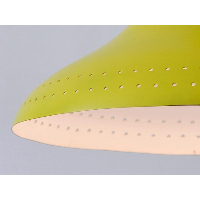 Mid-Century Modern Perforated Aluminium Pendant Lamp, 1960s For Sale - Image 13 of 18