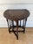 Petite Antique English Side Sofa Table Barley Twist Drop Leaf Gateleg Carved Oak For Sale - Image 15 of 18