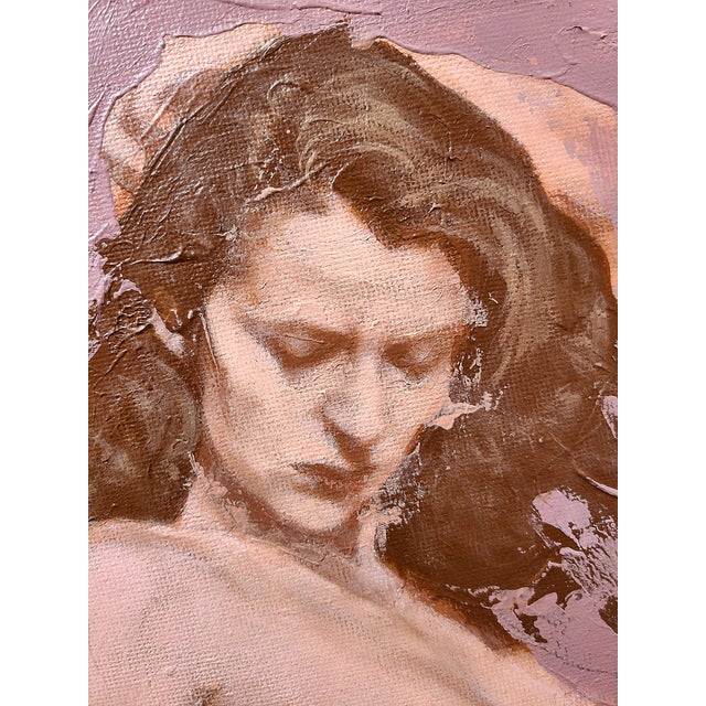 Shadow Waltz (Contemporary Impressionist Nude Portrait Painting), Louis Braquet For Sale - Image 4 of 4